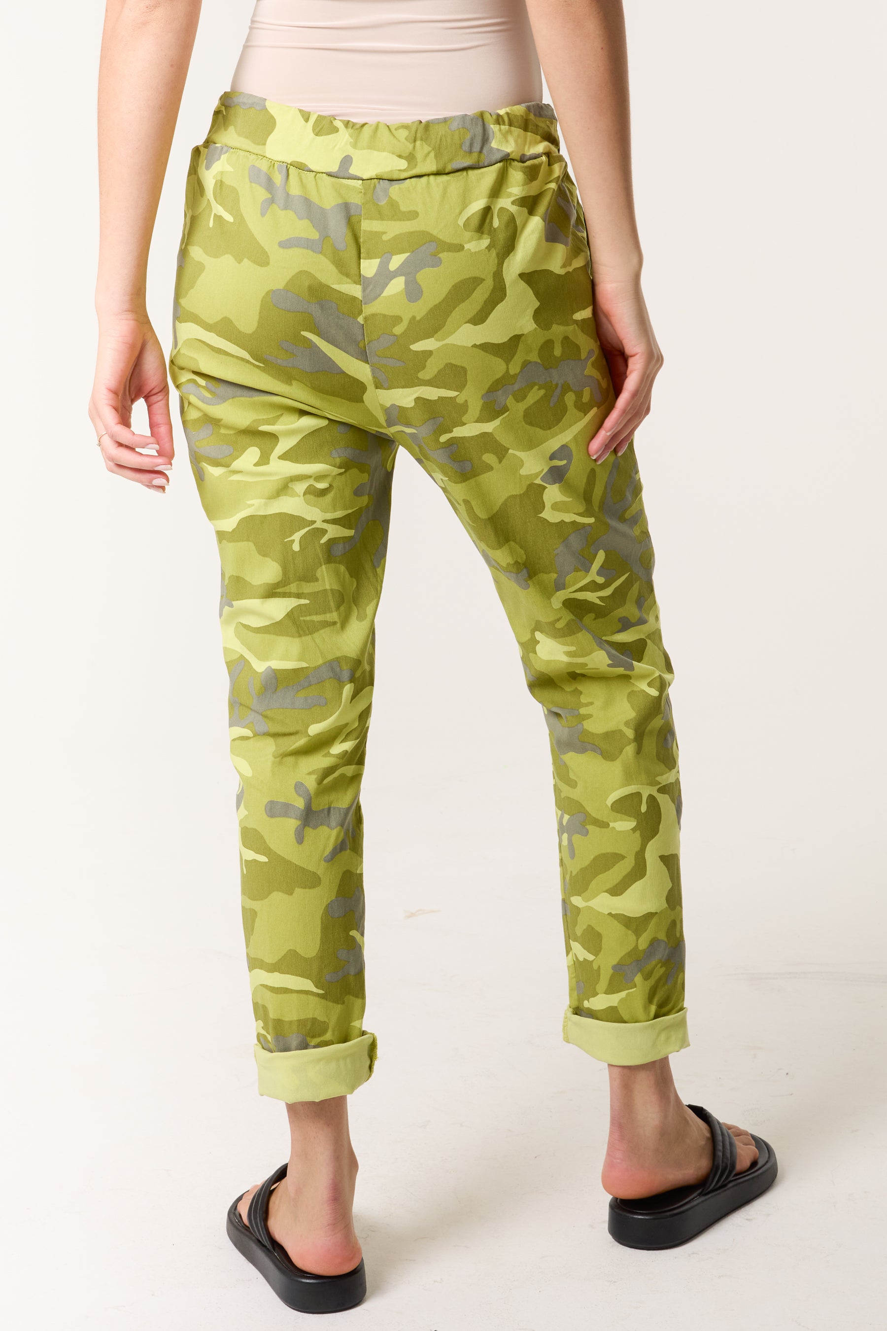 Magic Super Stretch Camouflage Print Trousers