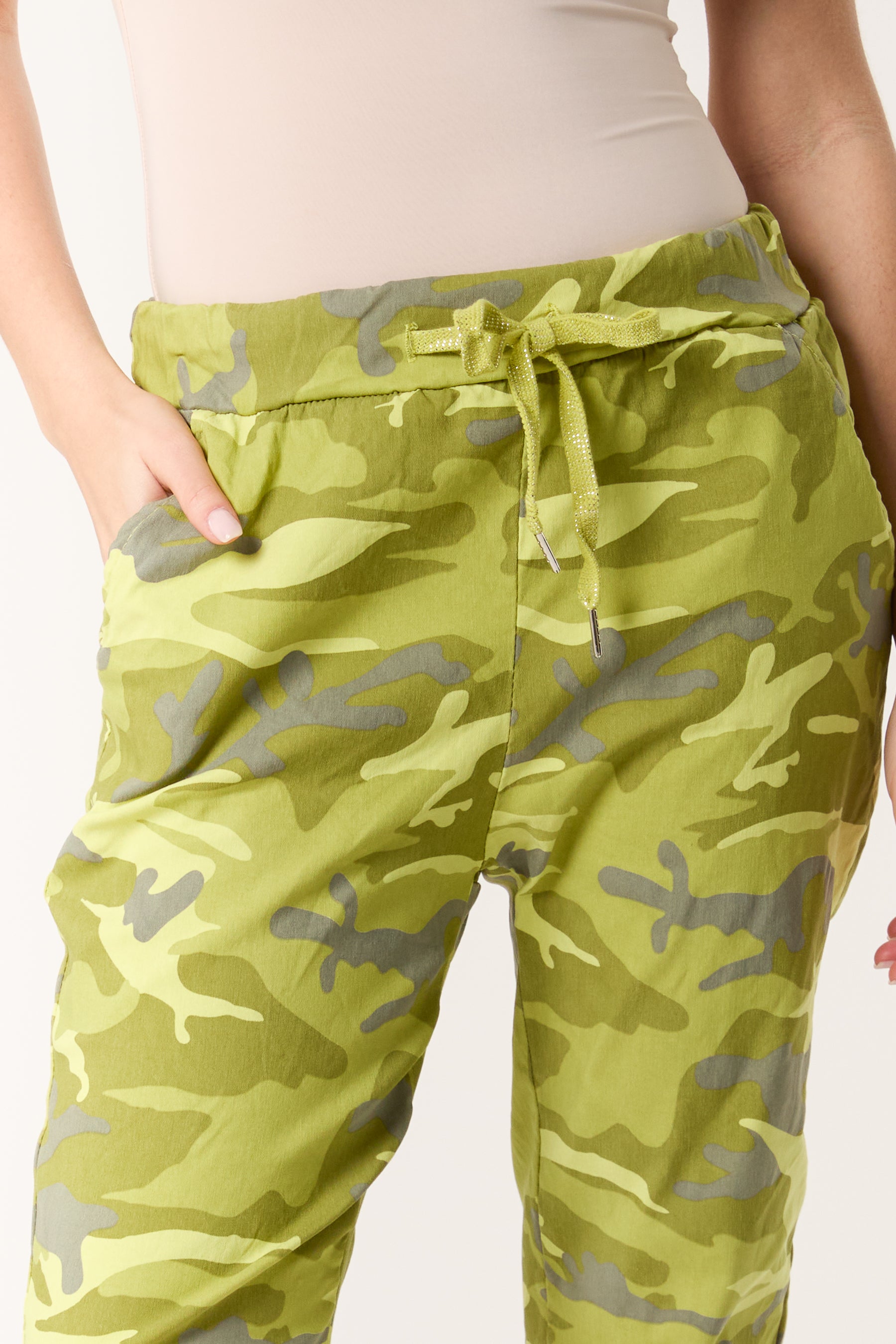 Magic Super Stretch Camouflage Print Trousers