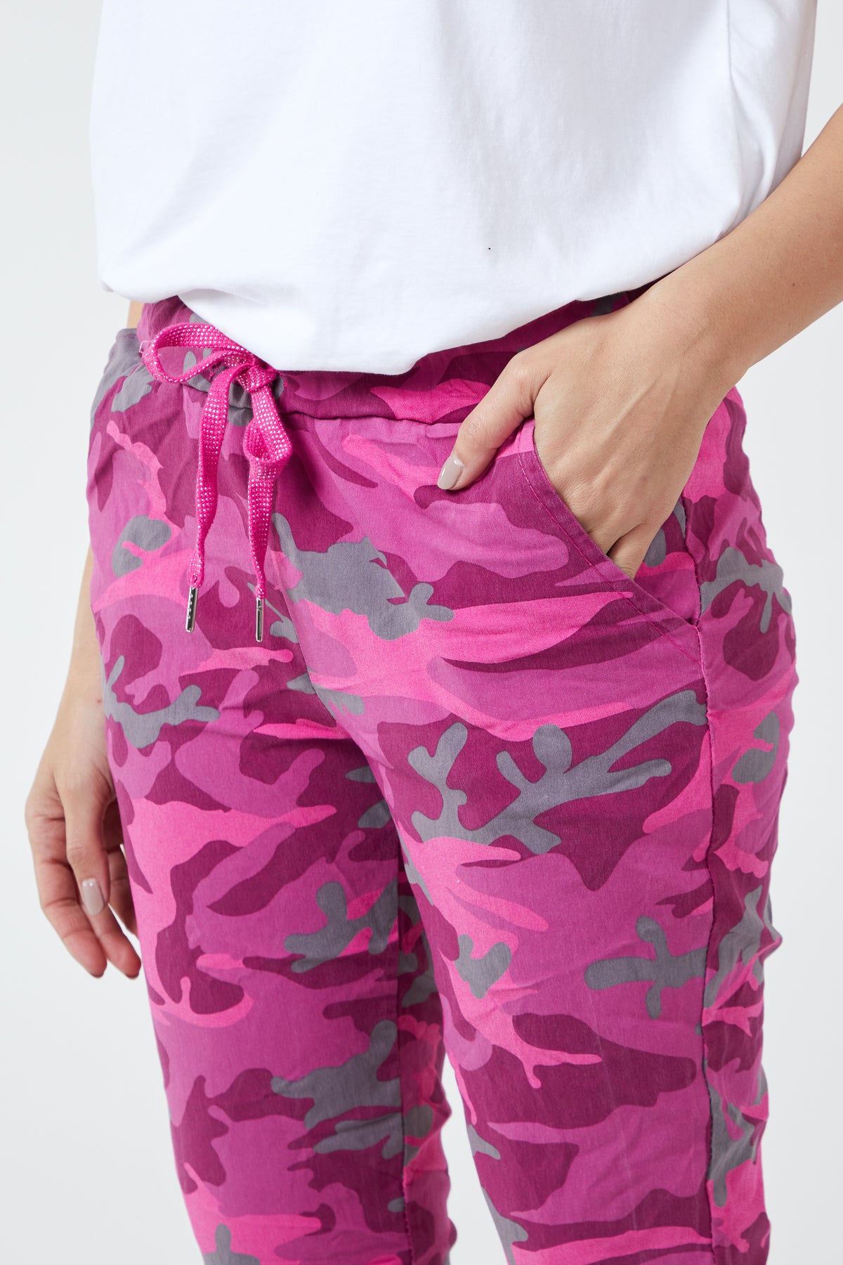 ASOS DESIGN Petite oversized cargo trousers in pink camo  ASOS