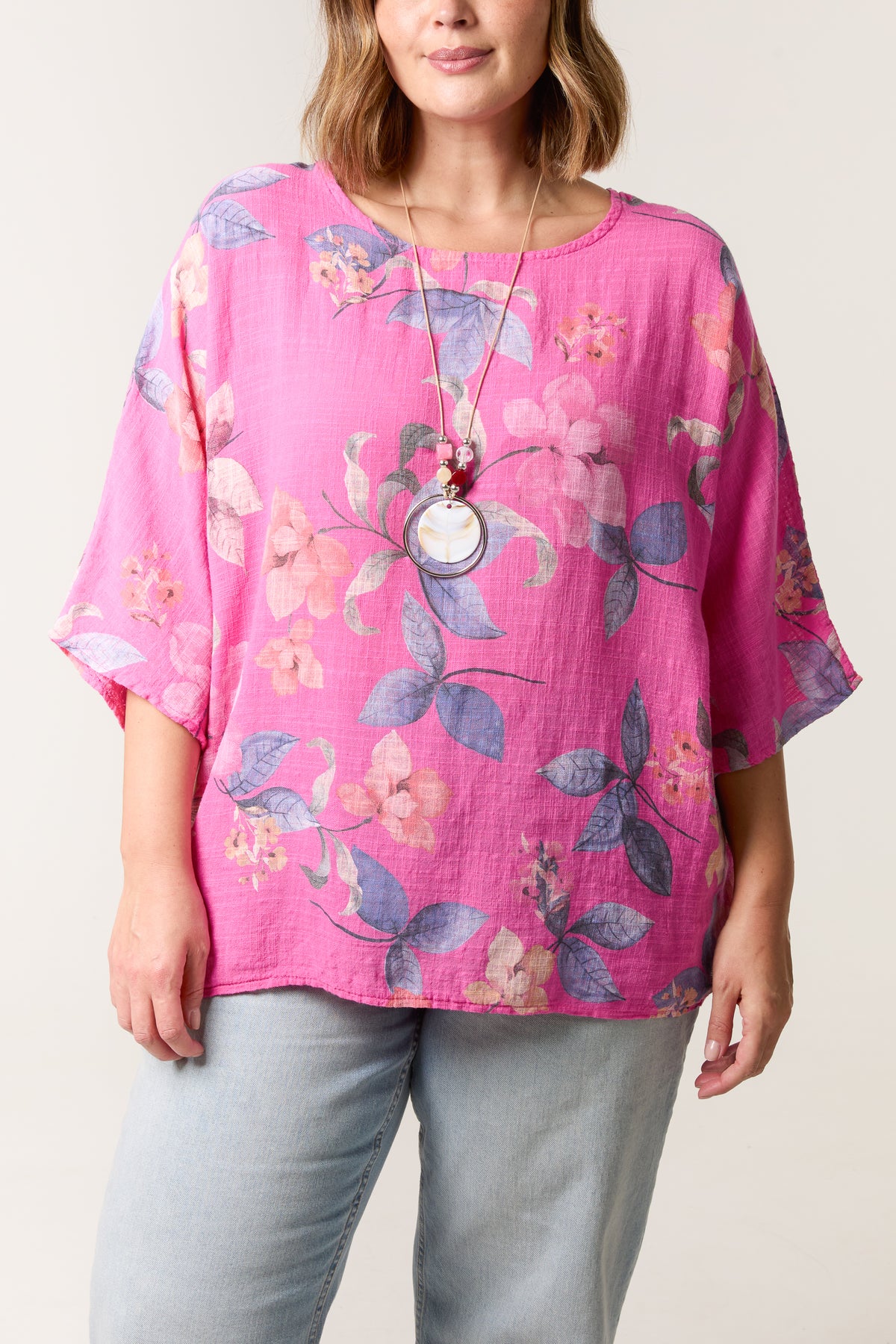 Multicolour Floral Pure Cotton Top