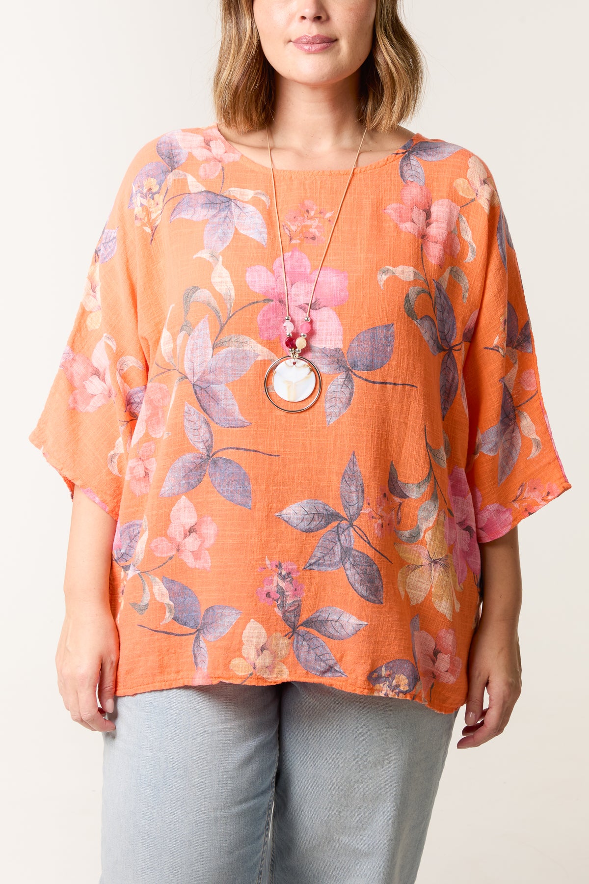 Multicolour Floral Pure Cotton Top