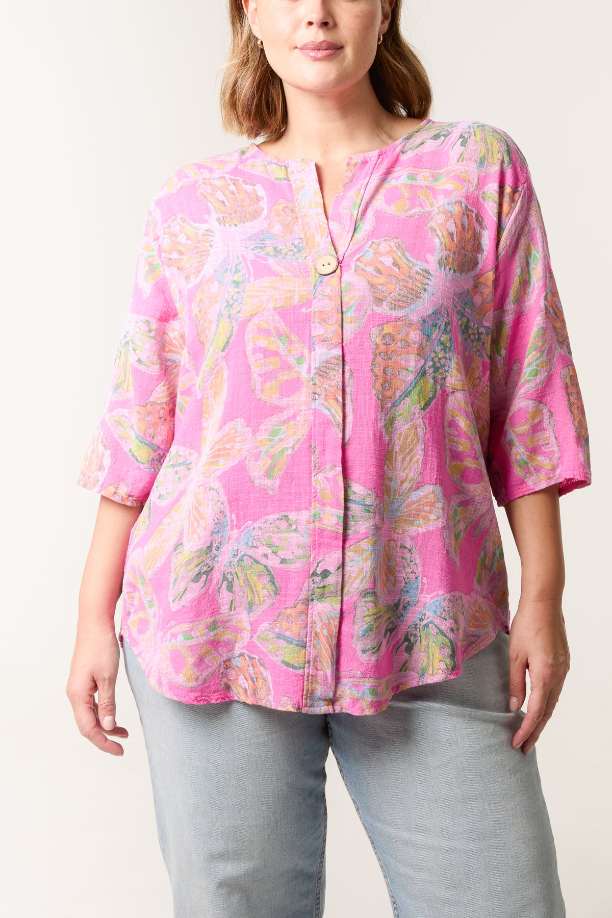 Butterfly Print Pure Cotton Top