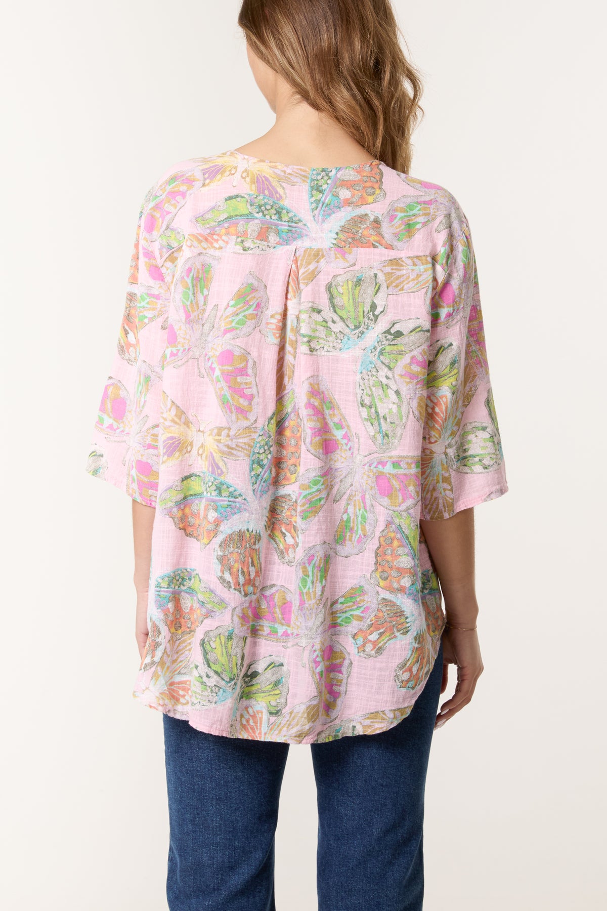 Butterfly Print Pure Cotton Top