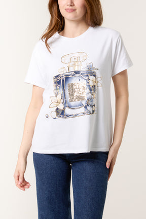 Perfume Bottle Short Sleeve T-Shirt