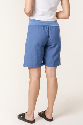 Linen Blend Bermuda Shorts