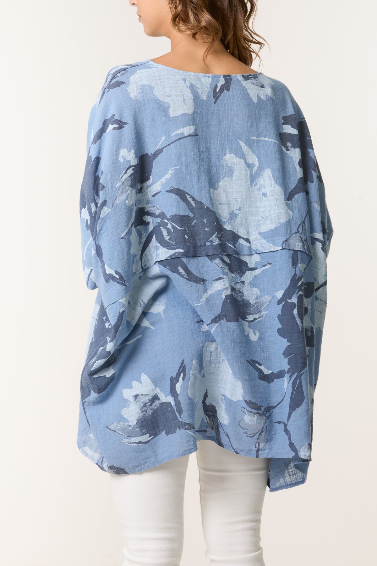Pure Cotton Floral Print Blouse