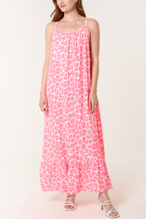 Animal Print Cami Maxi Dress