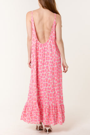 Animal Print Cami Maxi Dress