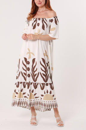 Bardot Printed Maxi Dress