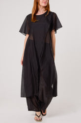 Crossover Split Top & Trousers Set