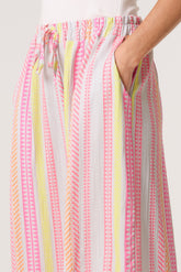 Aztec Print Wide Leg Trousers