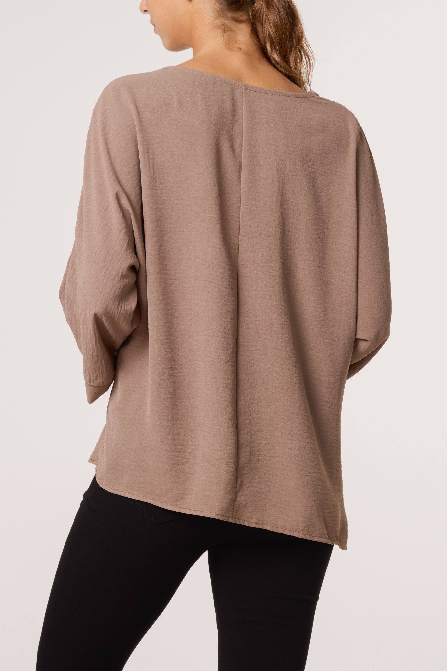 Side Gathered Blouse