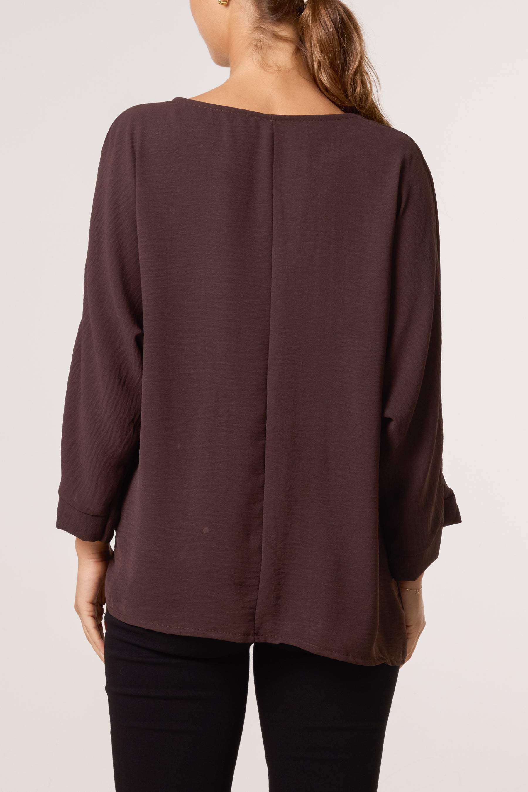 Side Gathered Blouse