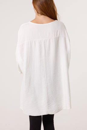 Diamante Animal Bows Long Sleeve Top