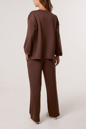 Soft Touch Sweatshirt & Trousers Set