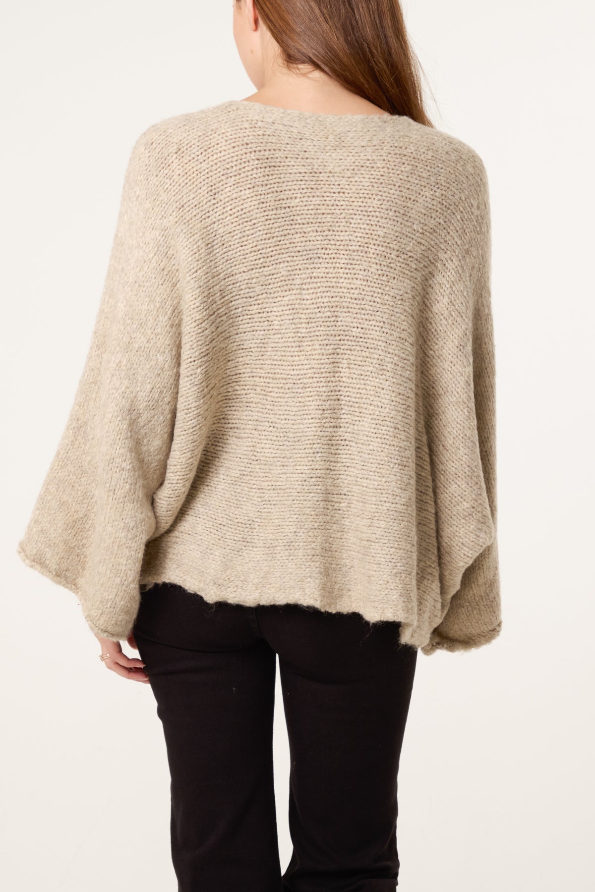 Front Bow Wool Blend Jumper