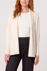 Longline Button Detail Cardigan