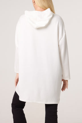 Diamante Trainer Print Hoodie