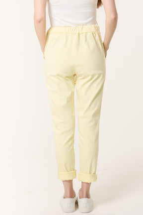 Magic Plain Super Stretch Crushed Trousers