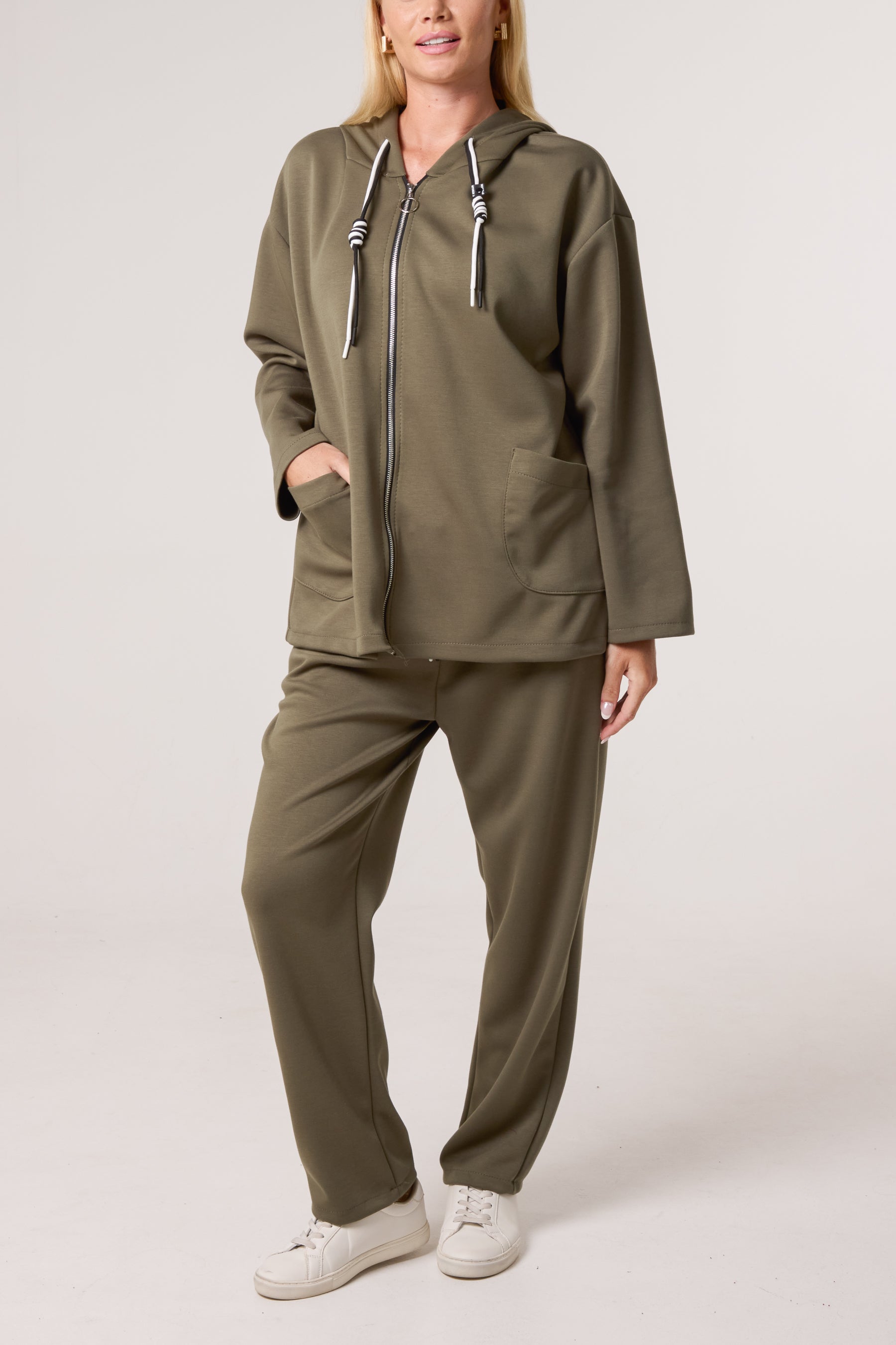 Zip Up Hoodie & Matching Trousers Set