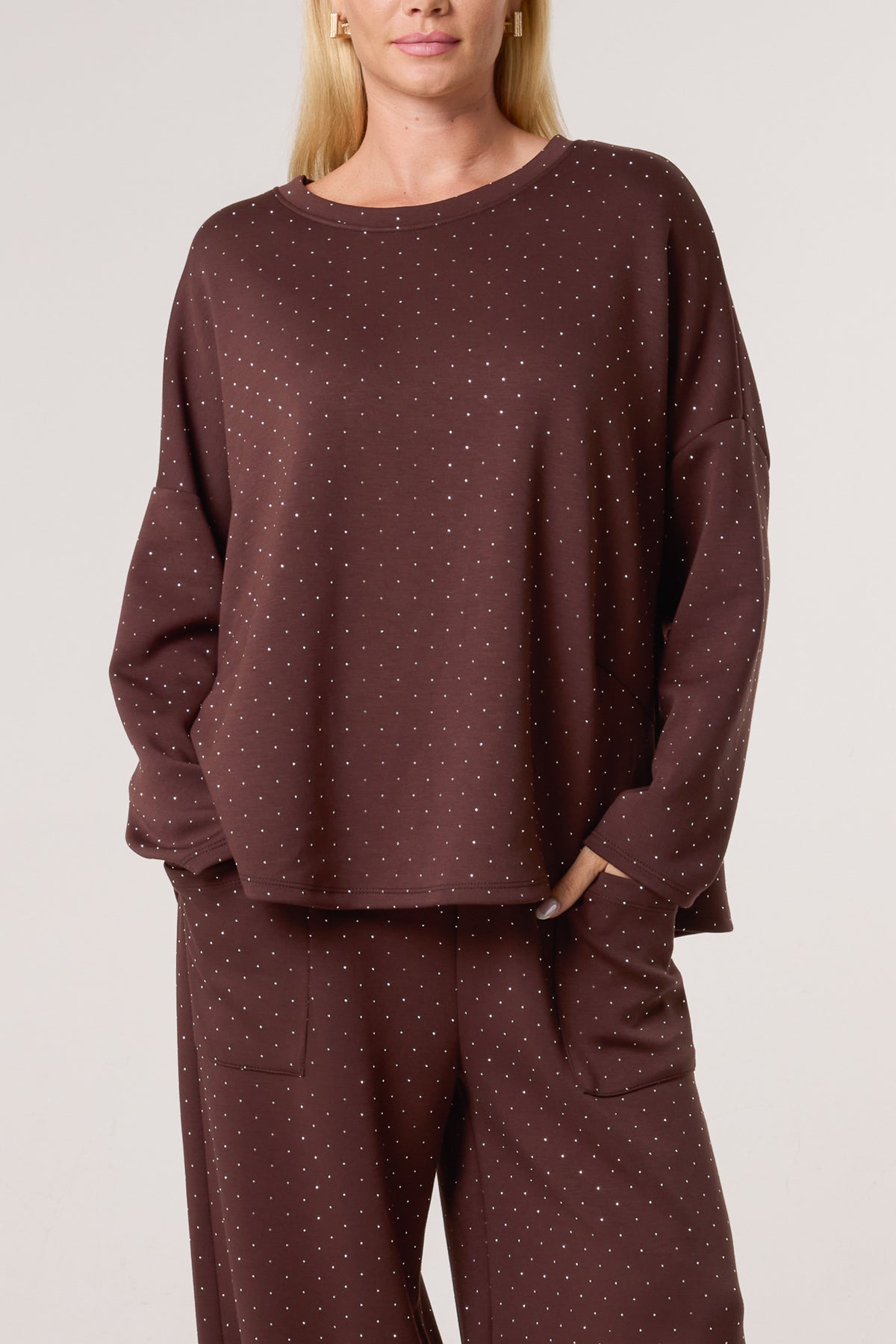 Diamante Soft Touch Sweatshirt