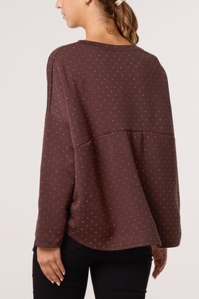 Diamante Soft Touch Sweatshirt