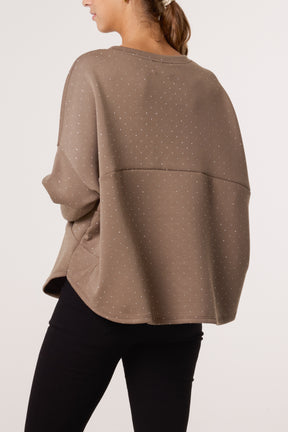 Diamante Soft Touch Sweatshirt