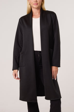 Soft Touch Pockets Longline Coat