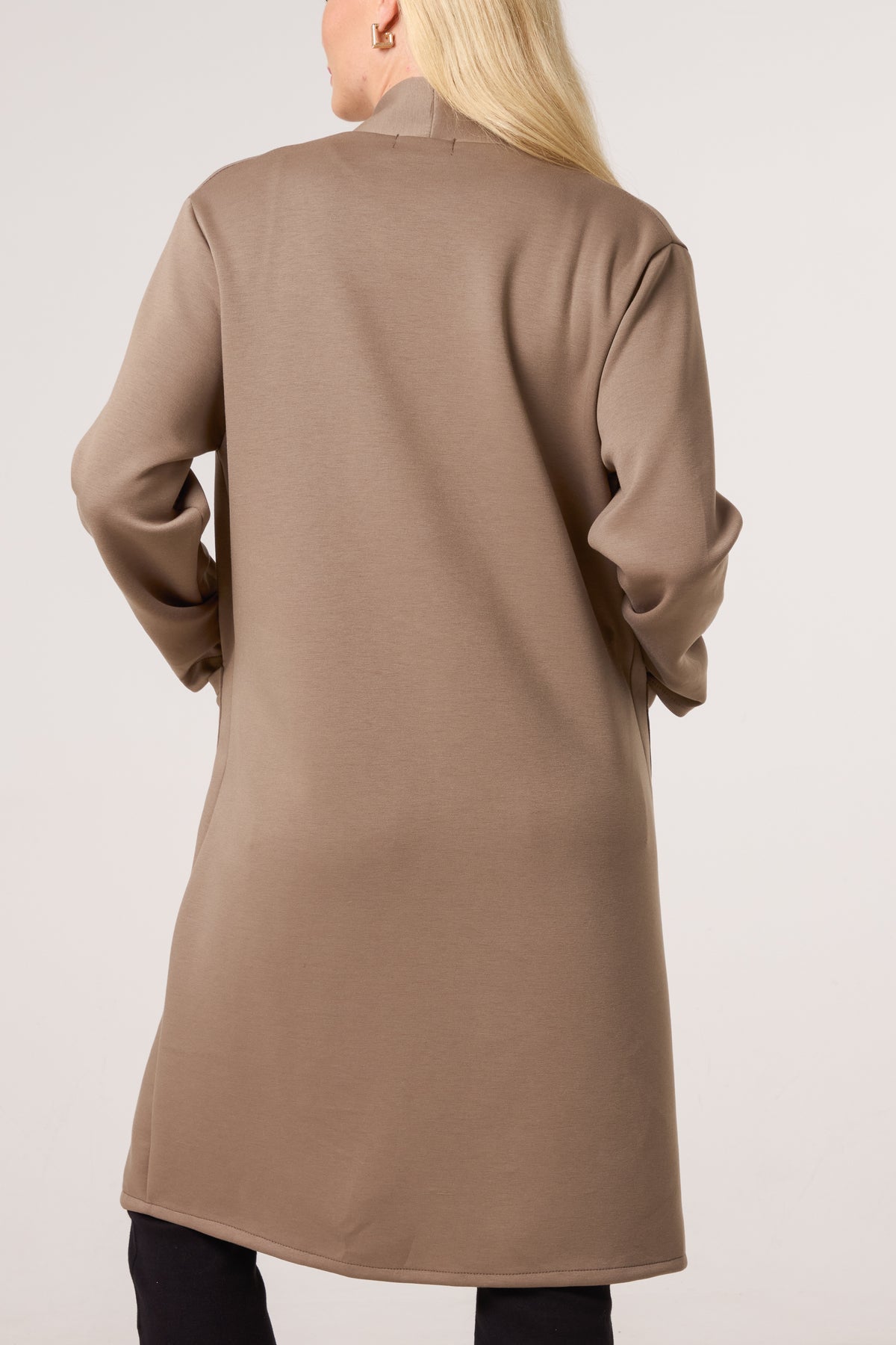 Soft Touch Pockets Longline Coat