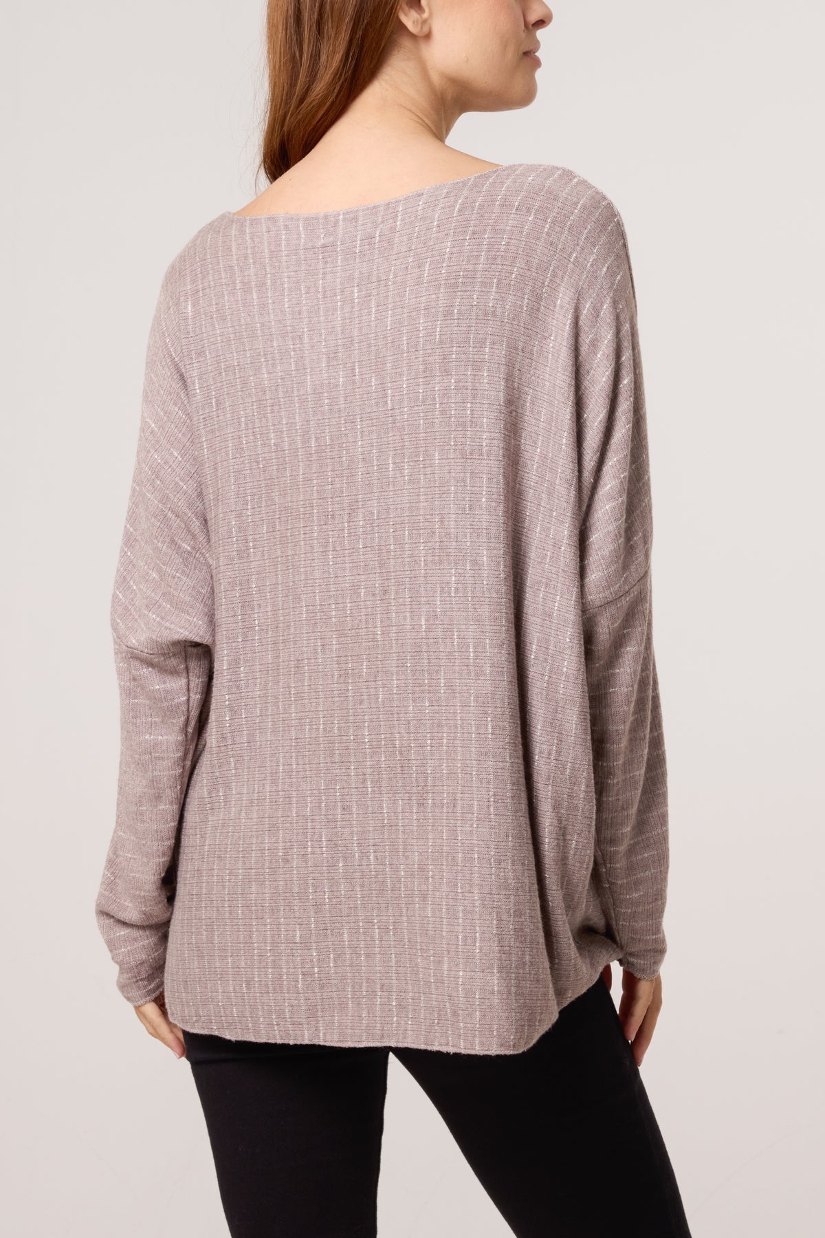 Texture Wool Blend Fine Knit Jumper