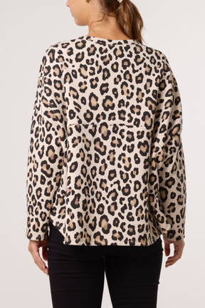 Leopard Print Sweatshirt