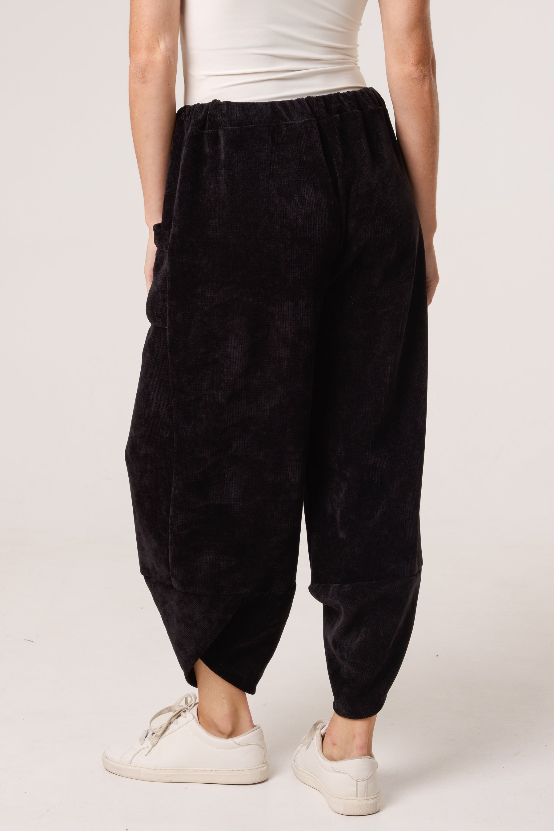 Chenille Barrel Leg Trousers (Extra Large)