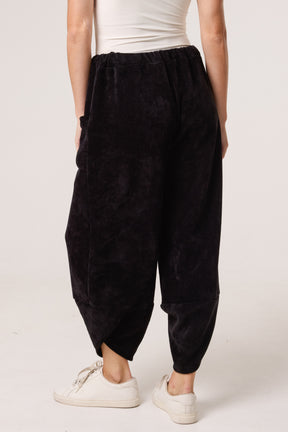 Chenille Barrel Leg Trousers (Extra Large)