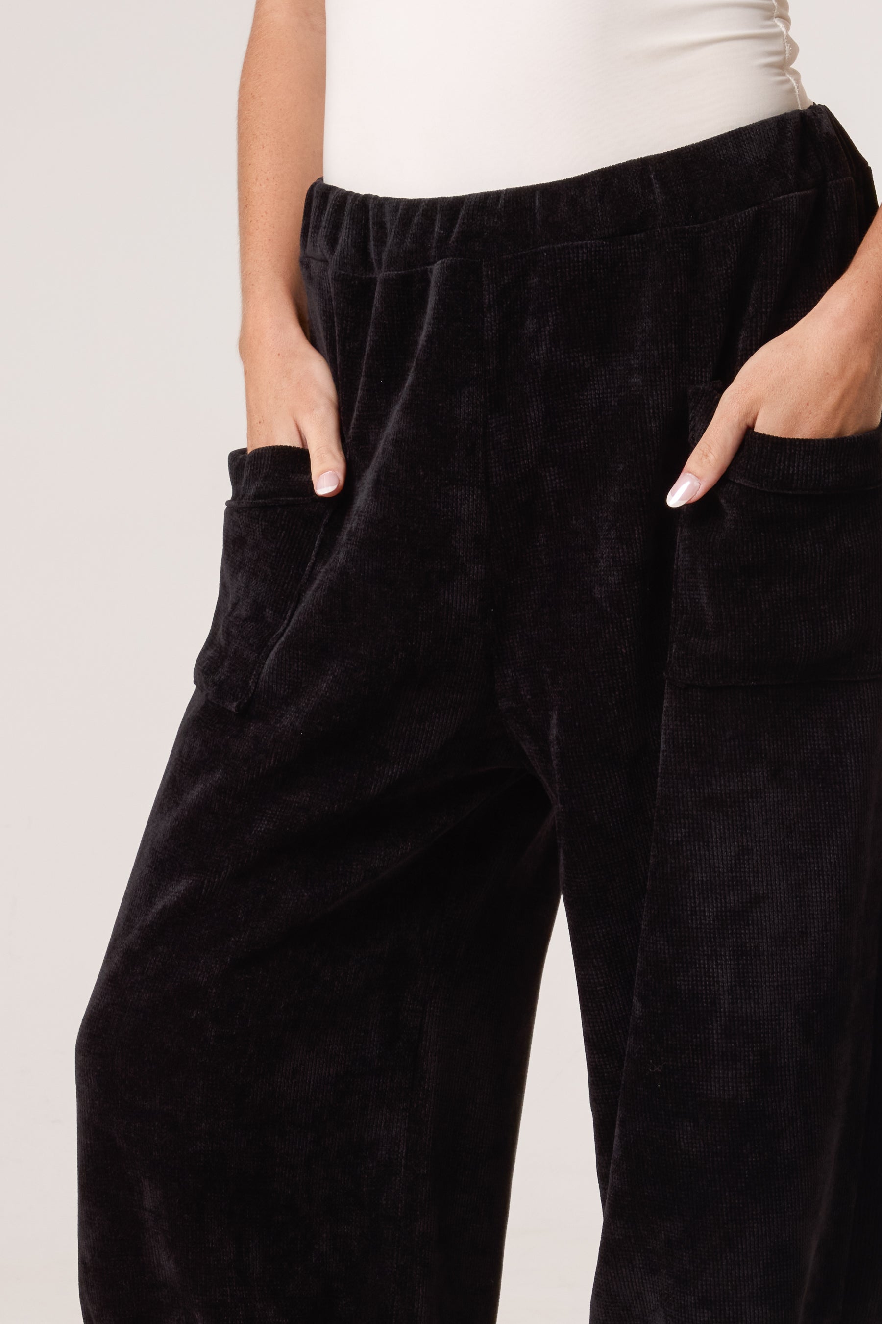 Chenille Barrel Leg Trousers (Extra Large)