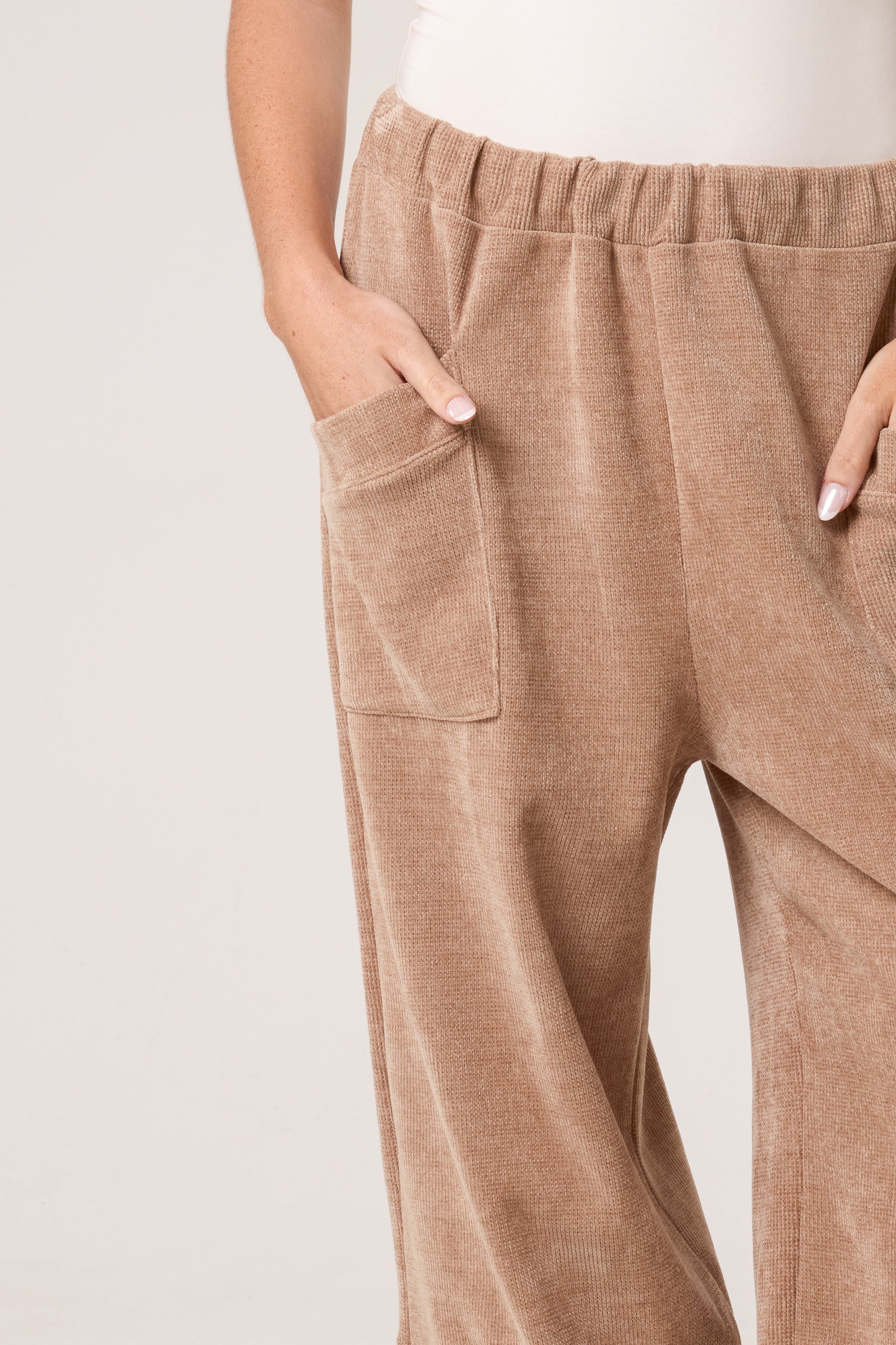 Chenille Barrel Leg Trousers (Extra Large)