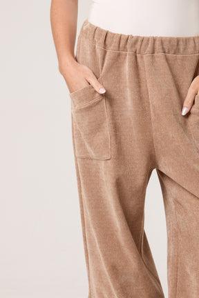 Chenille Barrel Leg Trousers (Extra Large)