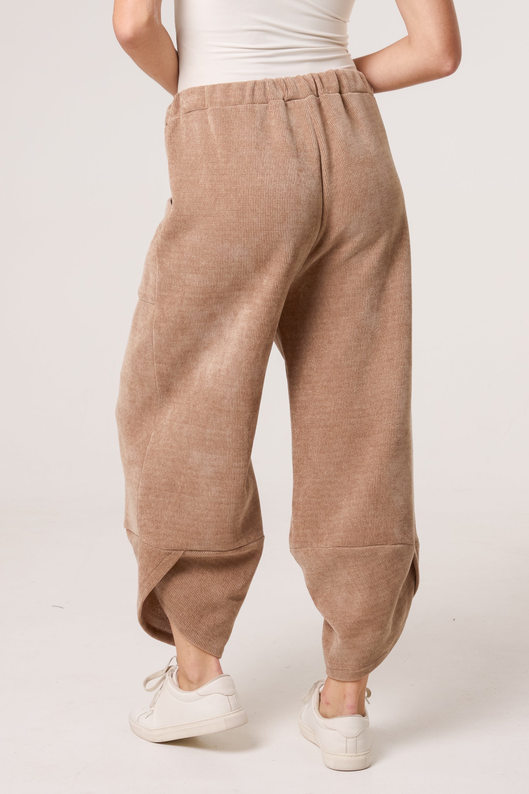 Chenille Barrel Leg Trousers (Extra Large)