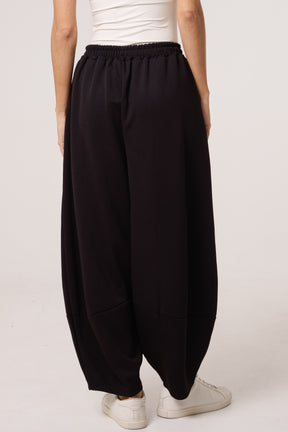 Soft Touch Barrel Leg Trousers