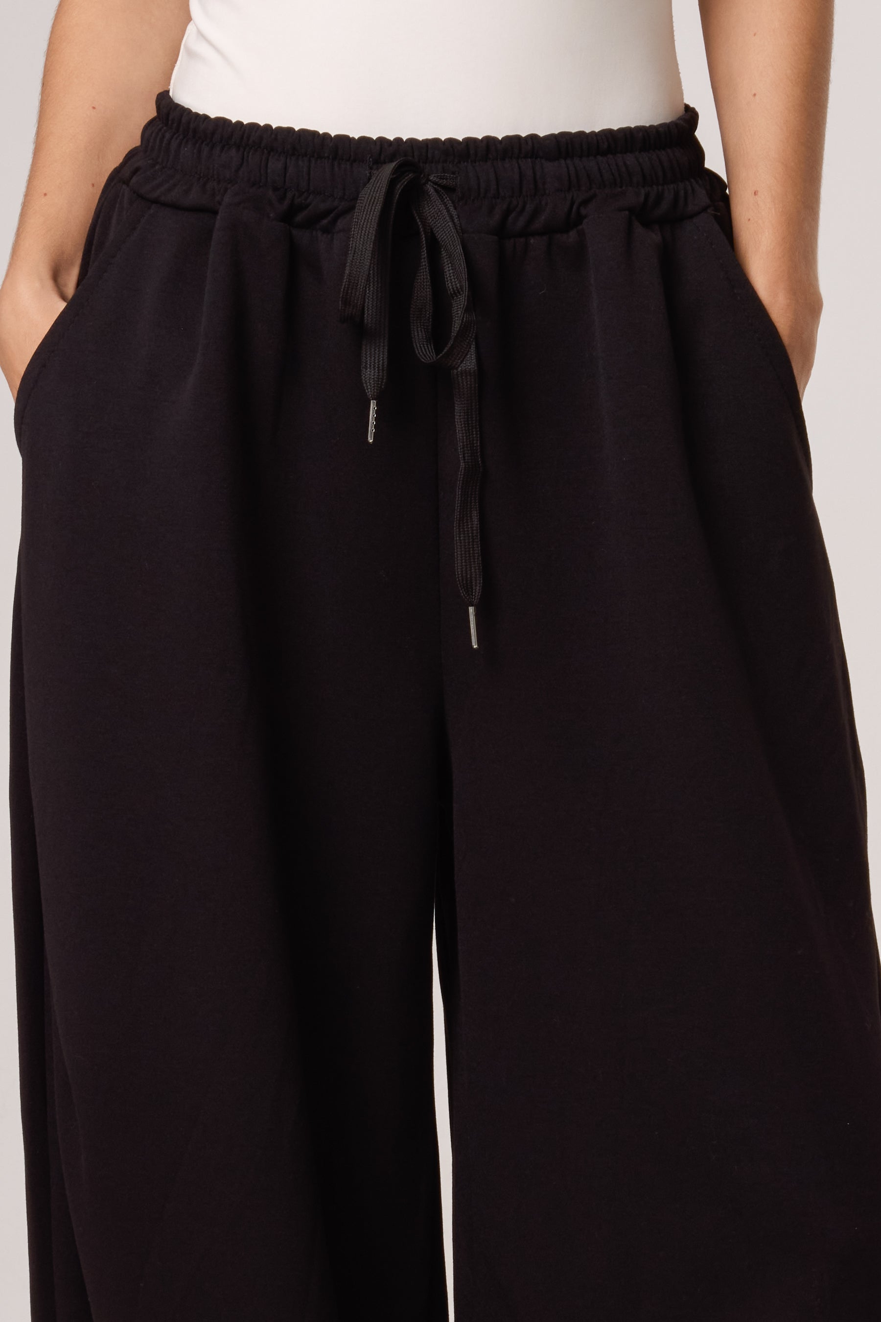 Soft Touch Barrel Leg Trousers
