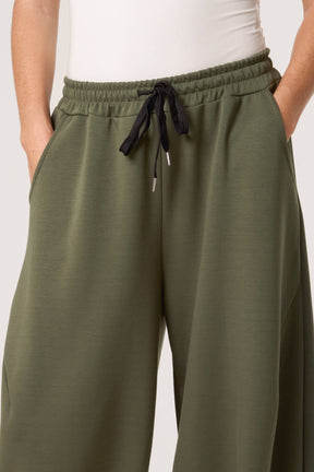 Soft Touch Barrel Leg Trousers
