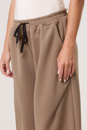 Soft Touch Barrel Leg Trousers