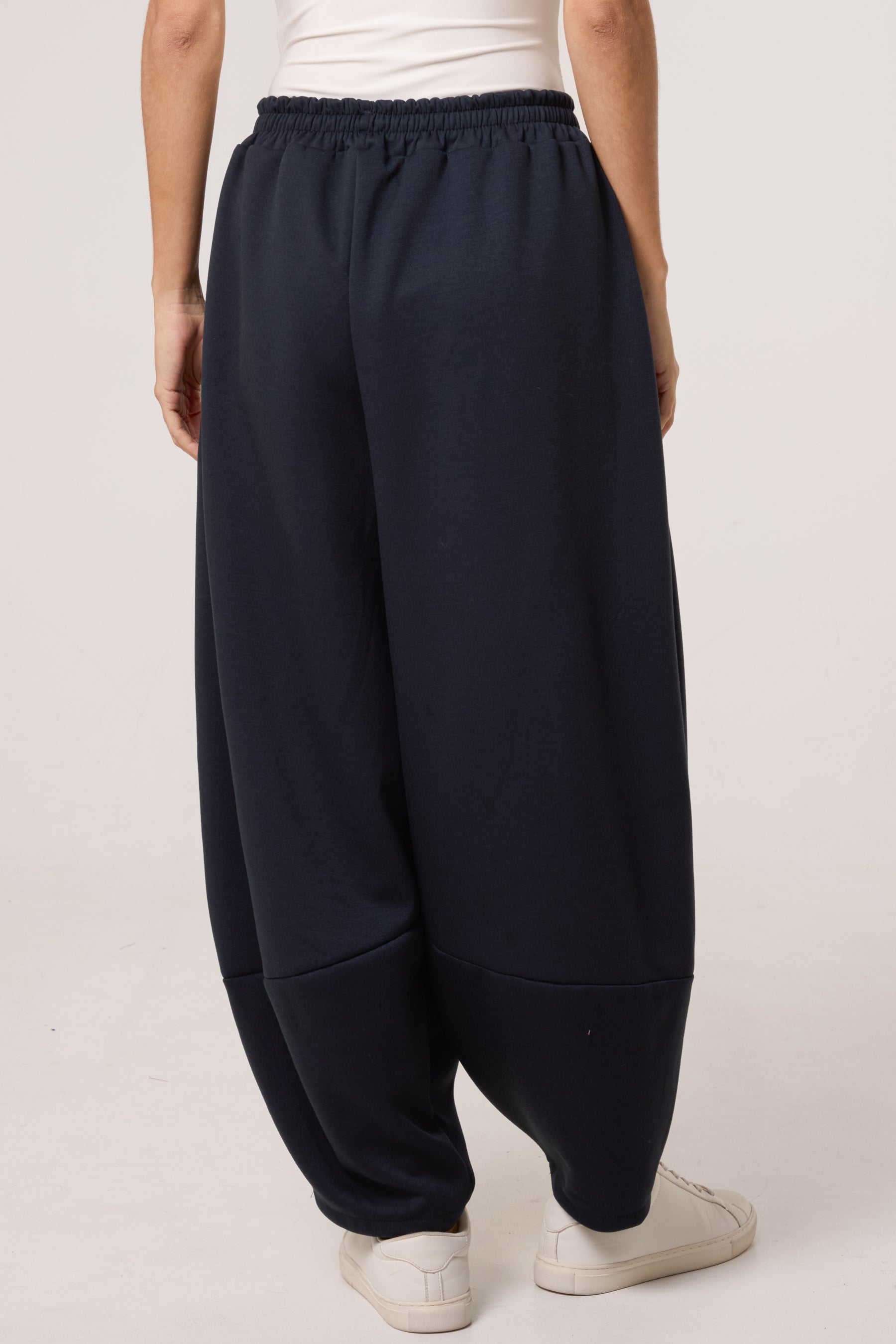 Soft Touch Barrel Leg Trousers