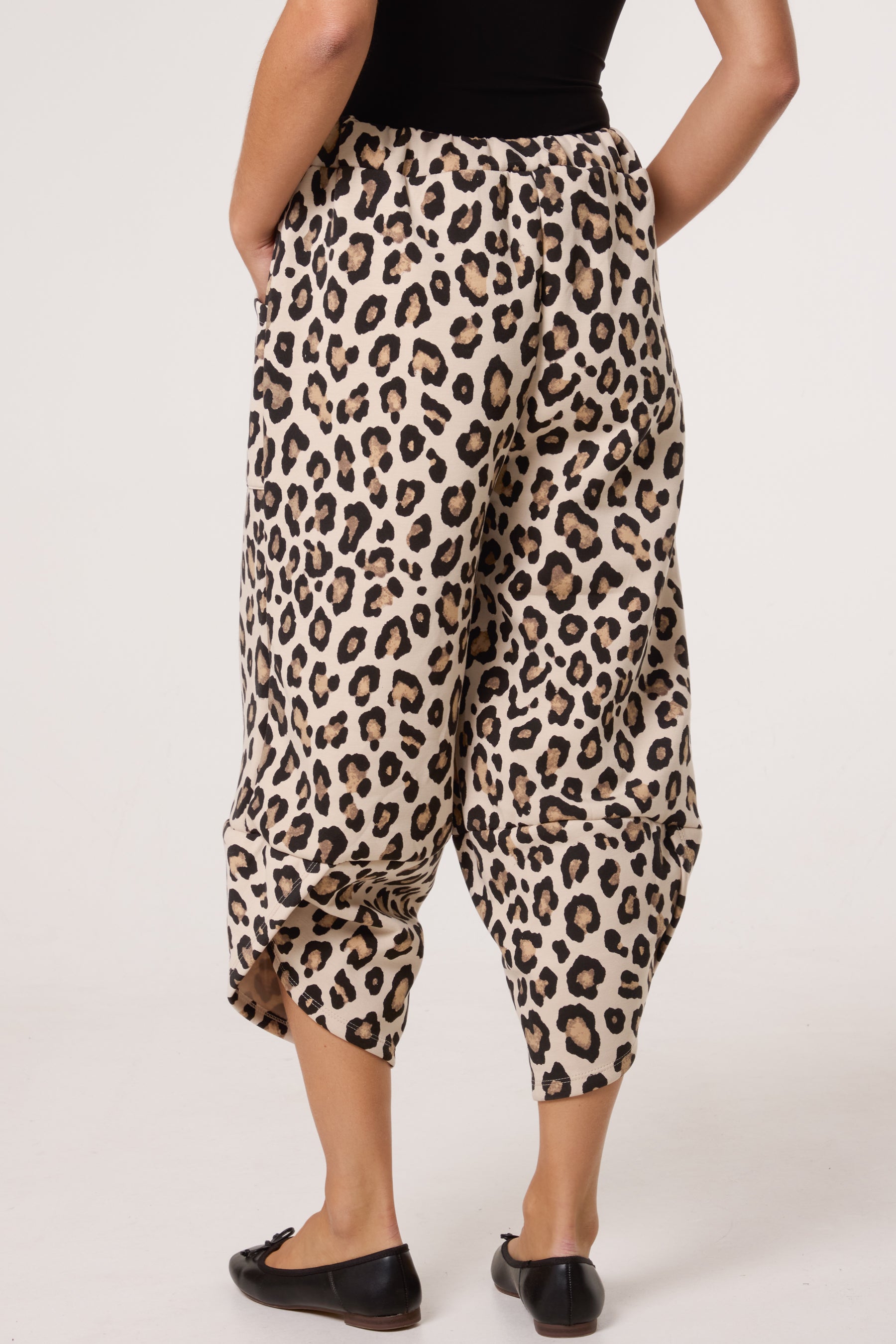 Leopard Print Tracksuit Bottoms