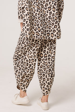 Leopard Print Tracksuit Bottoms