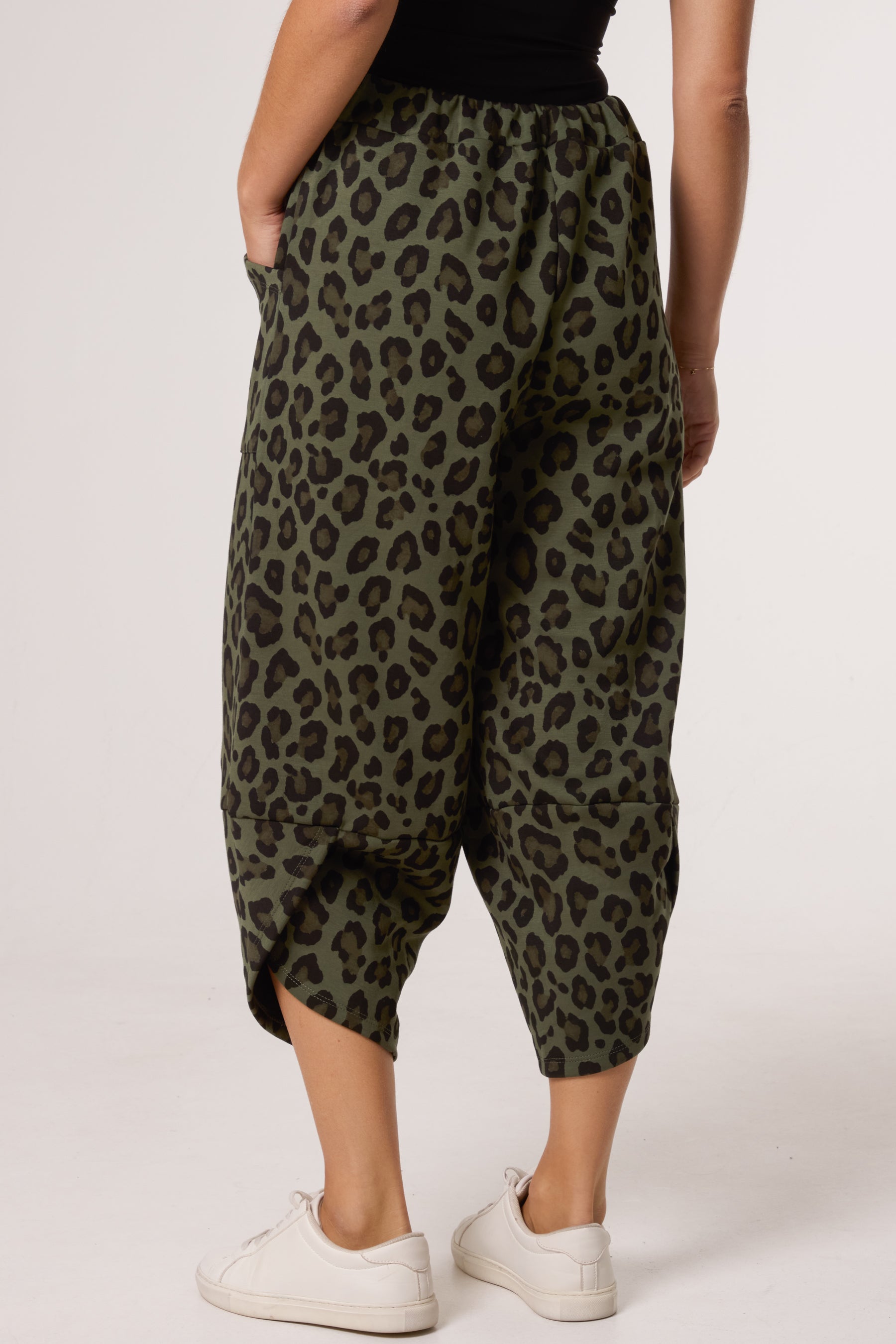 Leopard Print Tracksuit Bottoms