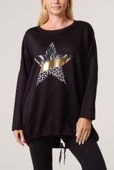 Foil Star Soft Touch Sweatshirt