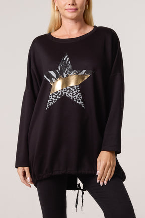 Foil Star Soft Touch Sweatshirt