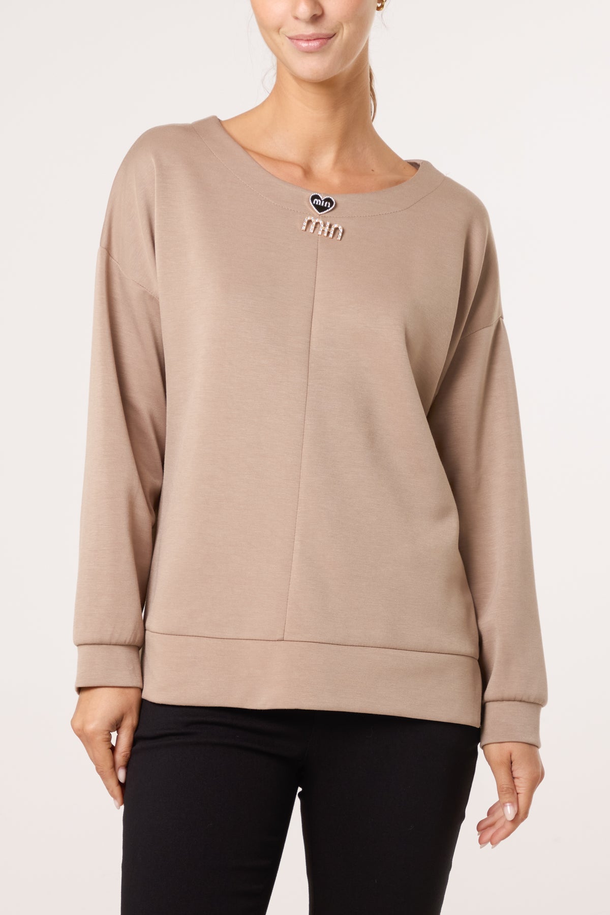 Round Neck Soft Touch Sweatshirt