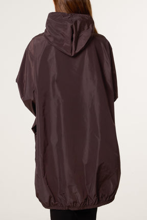 Zip Up Hooded Rain Coat