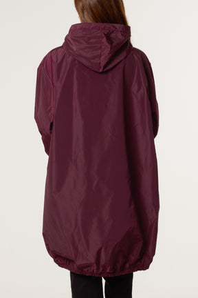 Zip Up Hooded Rain Coat